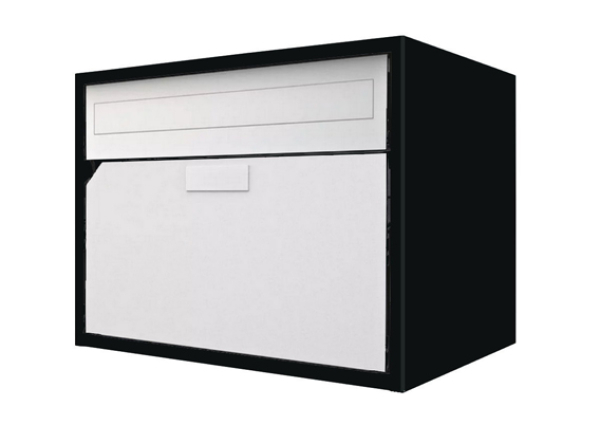 Briefkasten Huber Aluminium 300/400 Schwarz IGP Trend 9